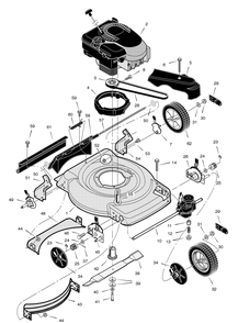 Part Location Diagram of 1101339E700 Murray Housing